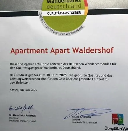 Apartment Apartment Apart Waldershof